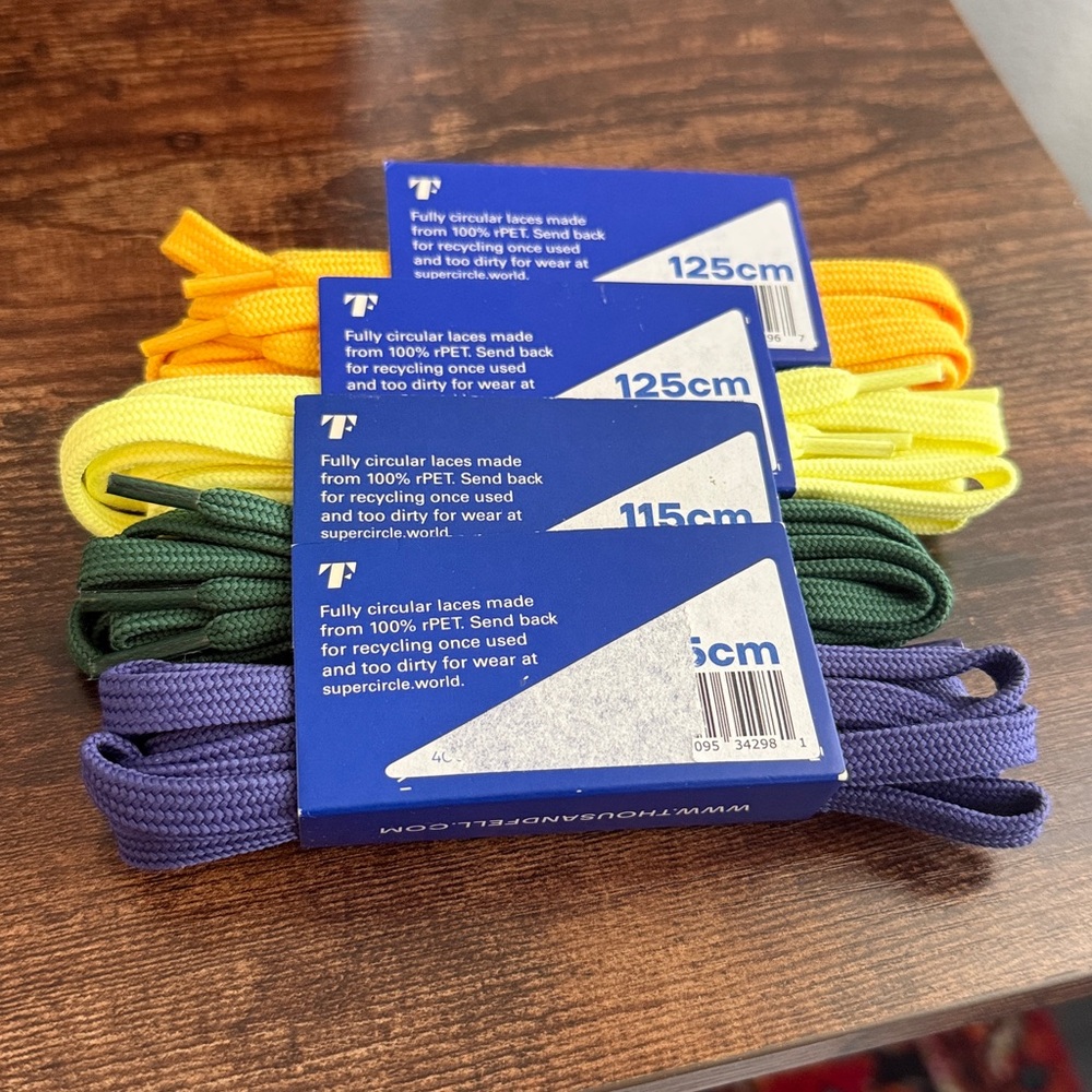 NWT Thousand Fell 100% Recycled rPET Shoe Laces - Picture 4 of 4